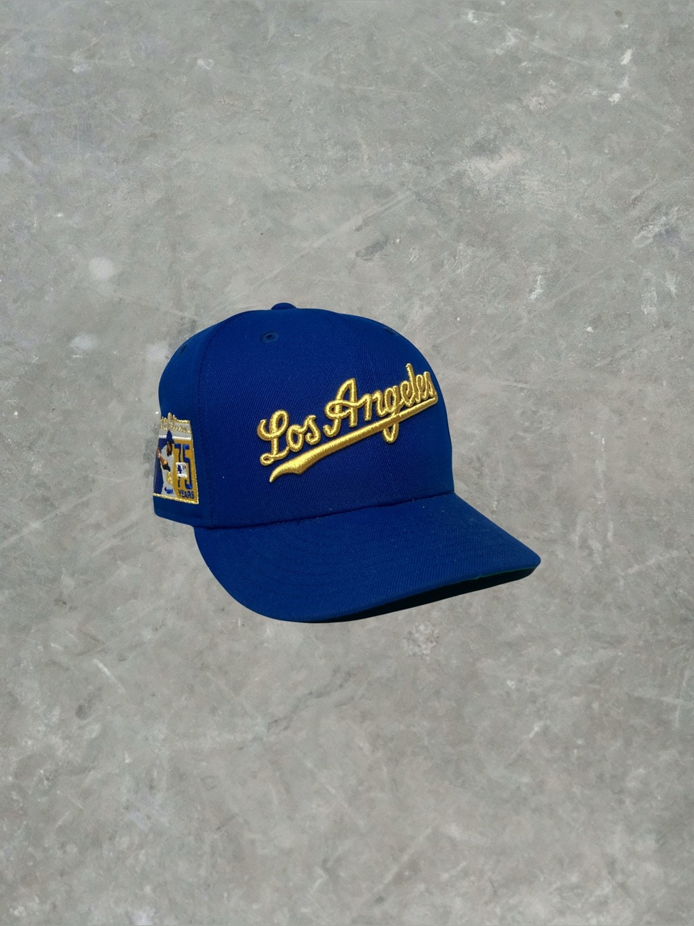 Los Angeles Dodgers New Era 59Fifty Fitted Hat 7 1/8 Topperz USA Blue Side Patch